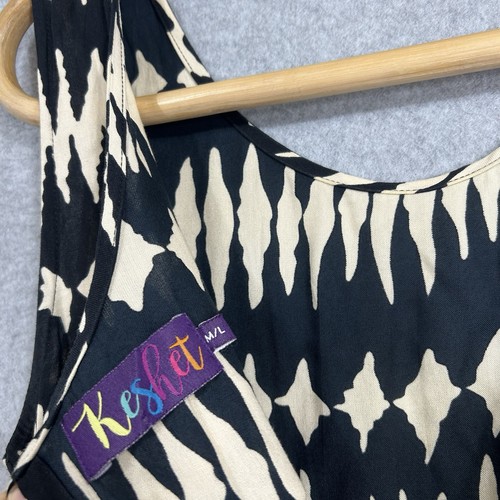 Mono Keshet Lizzie Talla M L Negro Estampado Zig Zag Boho - Imagen 9 de 9