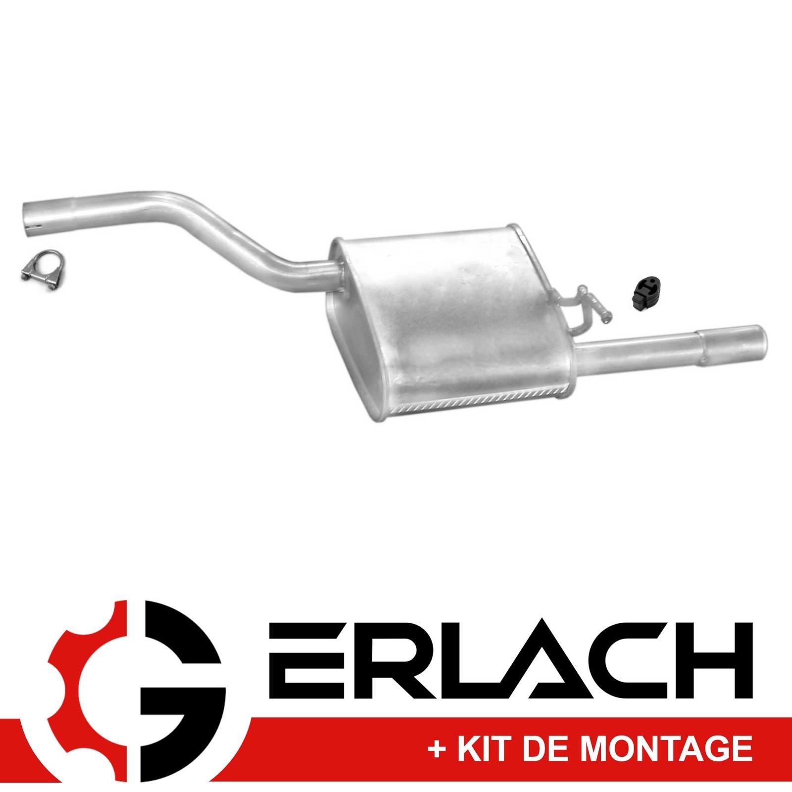 Silencieux arrière Ford Focus break 1.4 16V réference 692 en acier