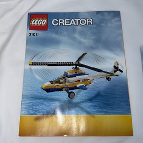 Lego Creator 3 In 1 Aviation Adventure - 31011 AS IS With All 3 Manuals