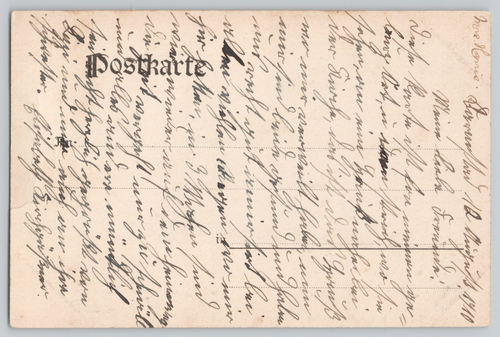 Anfang 1900 Gruss aus Wittenberg Lutherkirche Deutsche Postkarte - Bild 3 von 3