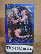 2025 Panini Prizm WNBA Blue Velocity Prizm #101 Alanna Smith