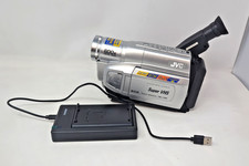 JVC GR-SXM250U VHS-C Compact Camcorder W/ Battery, Charger Tested READ