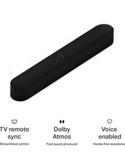 Sonos Beam Gen 2 - Black - Soundbar with Dolby Atmos