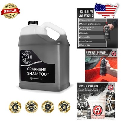 Powerful Graphene Shampoo Gallon: Ceramic Coating Infused, pH Neutral Cleaner