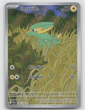 electrike pokemon card value 073/063 Art Rare - Japanese Heat Wave Arena Lightning Colorless Collect Draw a card Electrike #196 Prices | Pokemon