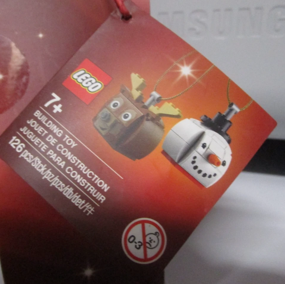 Lego 854050 Pupazzo di Neve e Renne Duo Set Decorazioni Natalizie Mai Aperto - Immagine 4 di 4