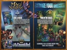 2001 Magi Nation CCG Dream's End Print Ad/Poster Fantasy TCG Cards Game Art 00s