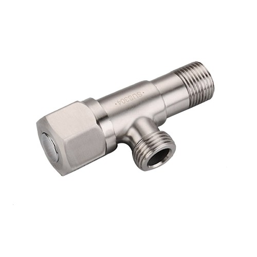Stainless Steel Angle Valve Bathroom Toilet Water Inlet Sink Shut off Stop