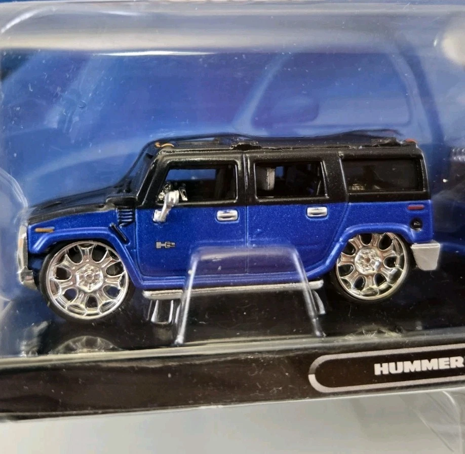 Maisto All Stars Elite Transport HUMMER H2 SUV / Hummer HX Blue 1/64 - Image 2 of 4