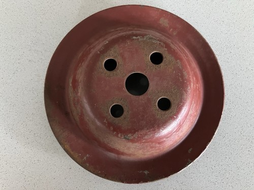 <!--F#f_0-->GENUINE GMH WATER PUMP FAN PULLEY FOR HOLDEN EH 179 RED MOTOR ORIGINAL PAINT<!--F/-->