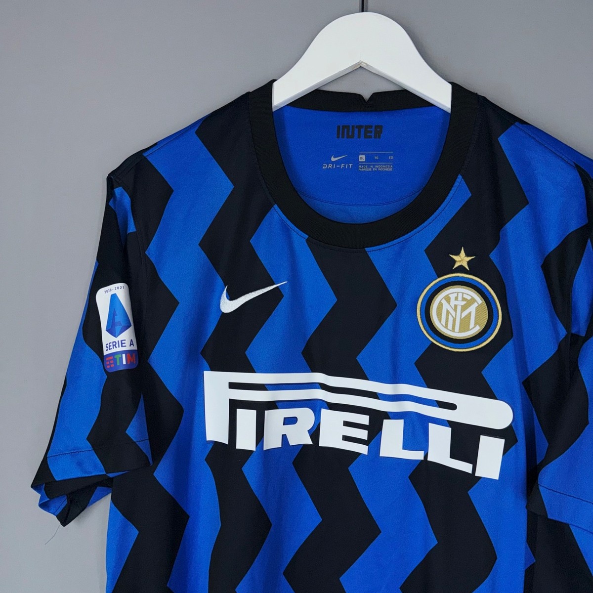 INTER MILAN INTERNAZIONALE 2020 2021 HOME FOOTBALL SHIRT JERSEY