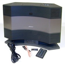 PRO SERVICED Bose Wave CD-3000 Radio/CD w Pedestal Black,Remote GUARANTY