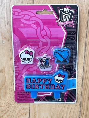NEW 2011 Monster High Birthday Candles DesignWare Brand New in Package 