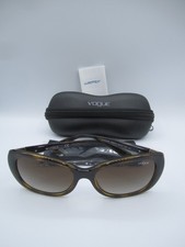 Vogue VO2943 Sunglasses Tortoise w/Stones Color W656/13 Brown Grad Lenses 55/17