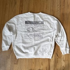 Uniqlo X Kaws White Sweatshirt Size XL Collaboration