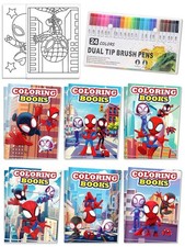 36 Pcs Spider Man Coloring Books Spiderman Party Favors Kids Goodie Bag Fillers