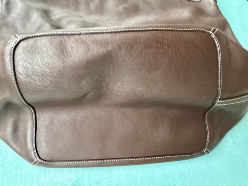 COACH LEGACY Brown Leather XL TOTE BAG No D2S-9151 - Picture 7 of 18