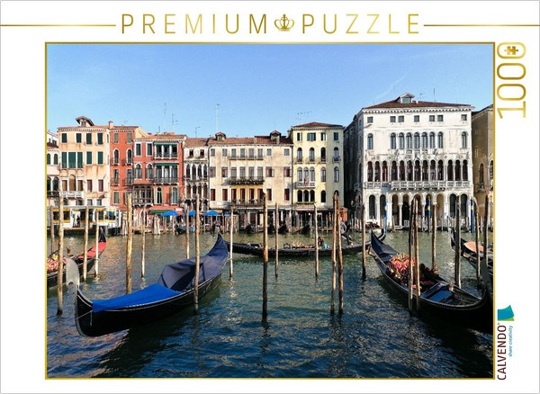 Calvendo Puzzle I Love The Grand Canal. | 1000 Pieces, Finished Size 25.2 × 18.9-image