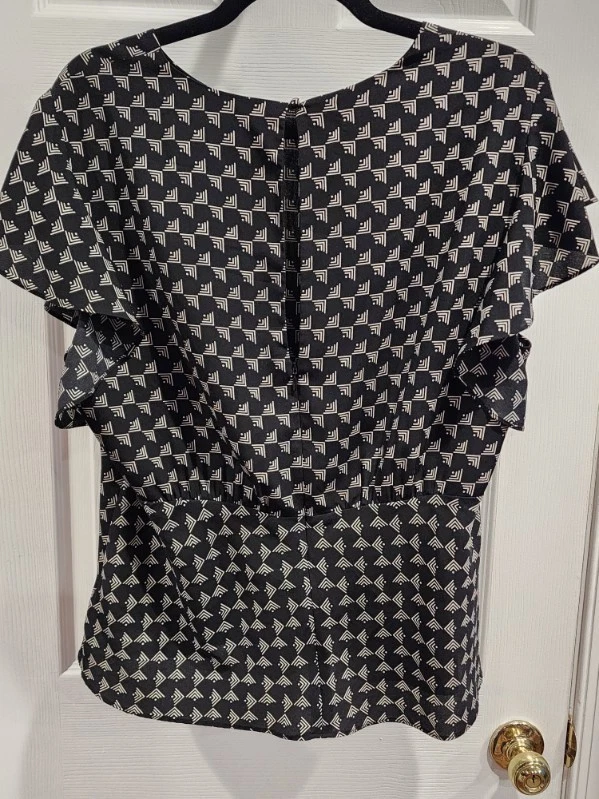  Joie blouse XL Geometric Print  - Image 3 of 4