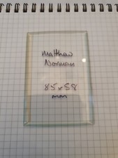 BEVELLED CARRIAGE CLOCK GLASS 85 MM X 58 MM X 3 MM - MATTHEW NORMAN