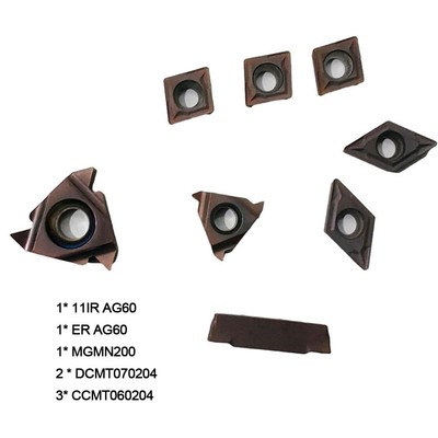 Machining Options with Carbide Turning Inserts CCMT060204 DCMT070204 11IR AG60