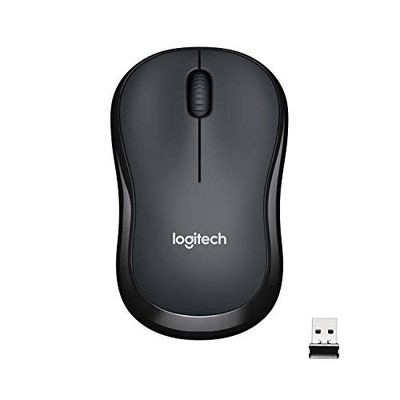 LOGITECH M220 SILENT WIRELESS MOUSE 2.4 GHZ WITH USB RECEIVER 1000 DPI - BLACK