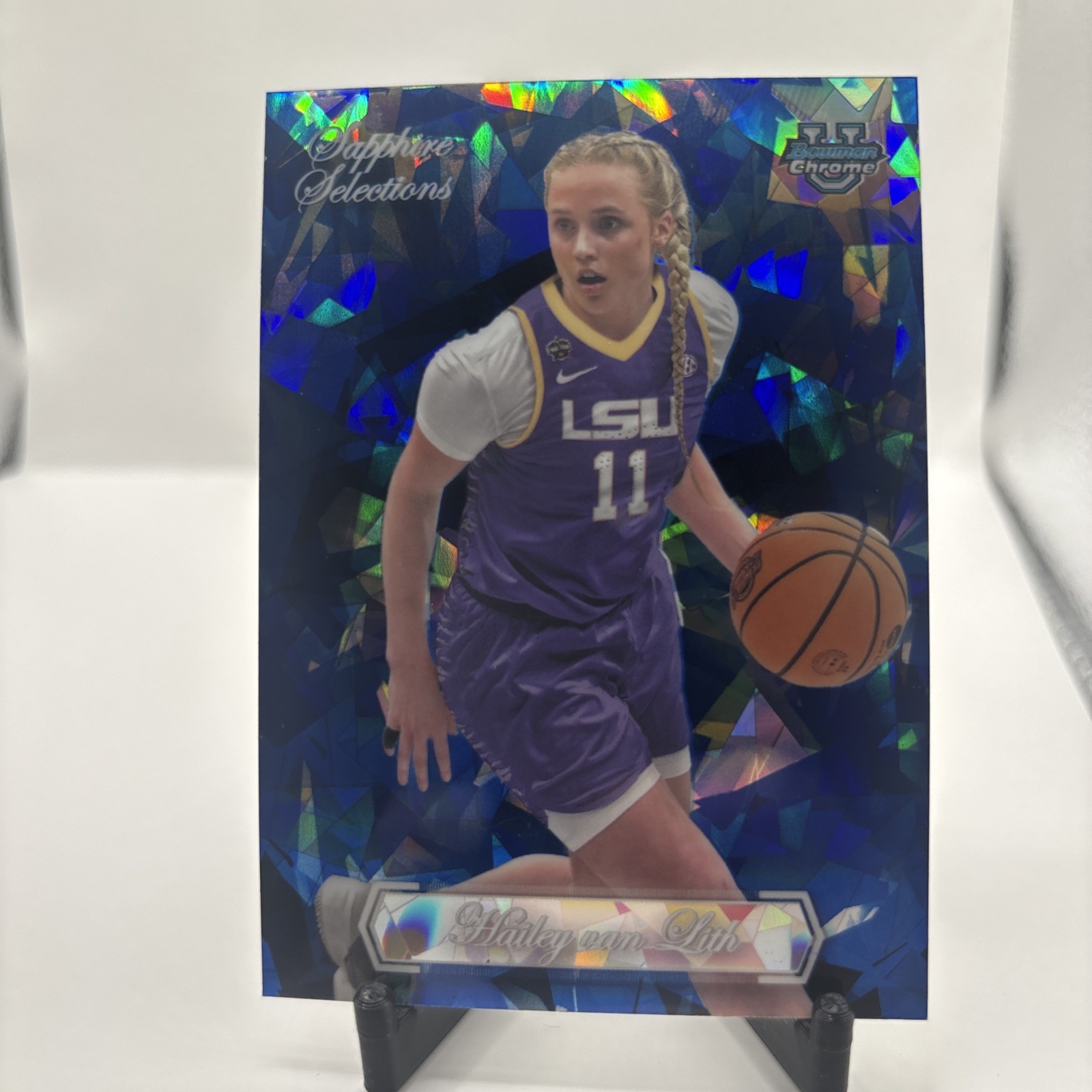 2023-24 Bowman U Chrome - Sapphire Selections #SAS-8 Hailey Van Lith Rookie SSP