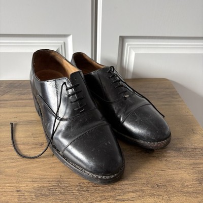 Samuel Windsor schwarze Lederschuhe ein Schuh erhöhte Sohle orthopädische Modifikation