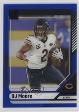 2024 Panini Clearly Donruss Blue 13/49 DJ Moore #11 1t2r
