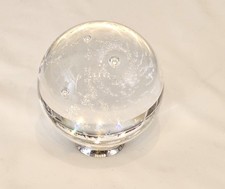 Steuben Crystal Galaxy Sphere Vintage Art Glass Donald Pollard