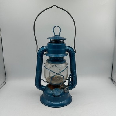 Vintage DIETZ Comet Lantern Blue H-14 Syracuse NY USA | eBay