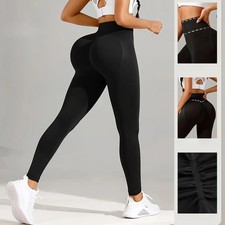 Women Leggings High Waist Seamless Push Up Yoga Fitness Pants Butt Lift Pants