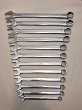 Snap On Oex 12 Pc Sae 12pt Standard Handle Chrome Combination Wrench