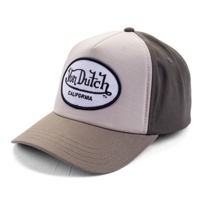 Von Dutch Casquette Baseball Snapback Cap  olive braun beige 98196