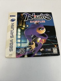 Nights Into Dreams (Sega Saturn, 1996) W/ Manual, Reg Card & Sampler (No Case)