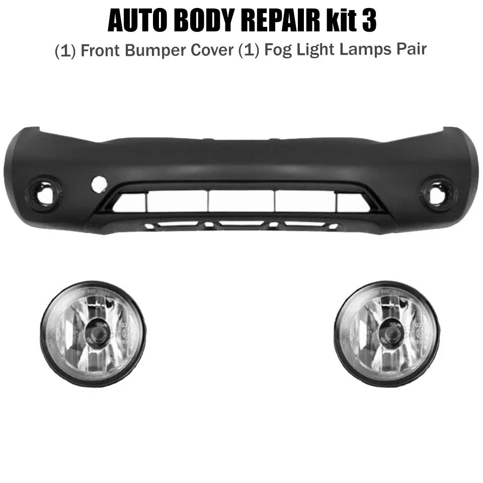 Kit de montaje de cubierta de parachoques delantero fascia y luz antiniebla para Nissan Murano 2009-2010 Foto 2 de 4