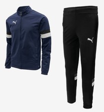 Puma Men Team-Rise Track ASIA SP Suit Set Navy Running GYM Jacket Pants 65945906