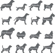 Dog Breeds | Dog Mom | Vinyl Decal | Puppy | chihuahua | Bully | Best Friend