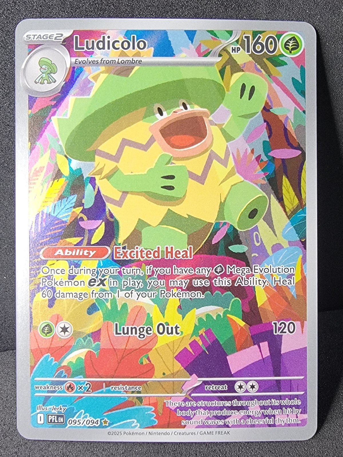Ludicolo 95/94 Illustration Rare Phantasmal Flames Pokemon TCG NM