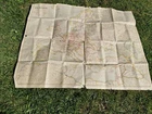 WW2 " GERMAN WORLD MILITARY MAP " USED DATED 30TH AUG 1940 - MARKED FRONT LINES