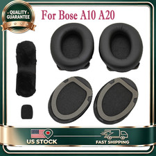 A Pair Ear Pads Headband Cushion Mic Muff For Bose Aviation Headset X A10 A20