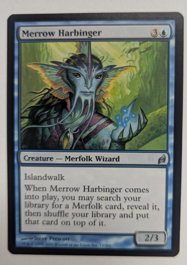 Magic Mtg Lorwyn Merrow Harbinger    near mint