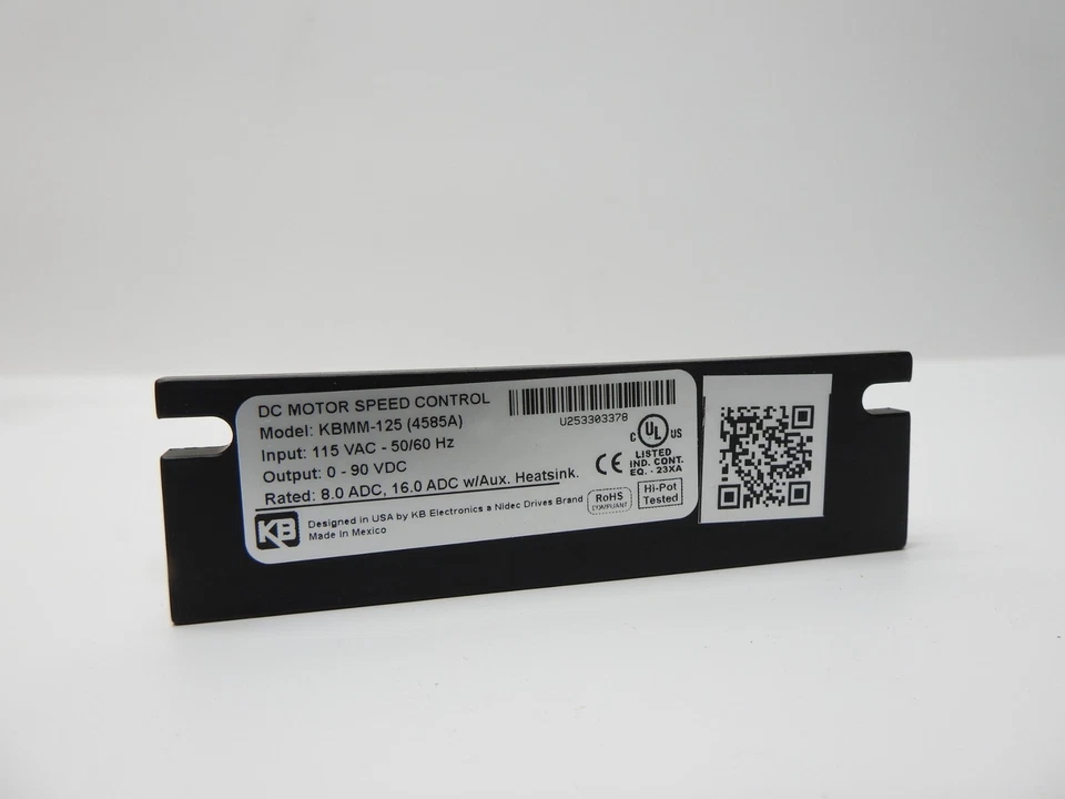 KBMM-125 (9449), SCR DC Drives, 115 Vac Input, 0-130 VDC Output - NEW! - Image 3 of 4