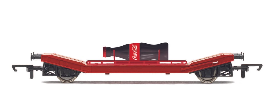 Hornby R60170 Lowmac with Coca-Cola Bottle OO Gauge