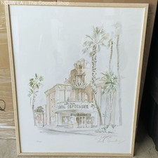 Scott Kennedy Edwards Lido Cinema Newport Beach Print Signed Framed 152/200