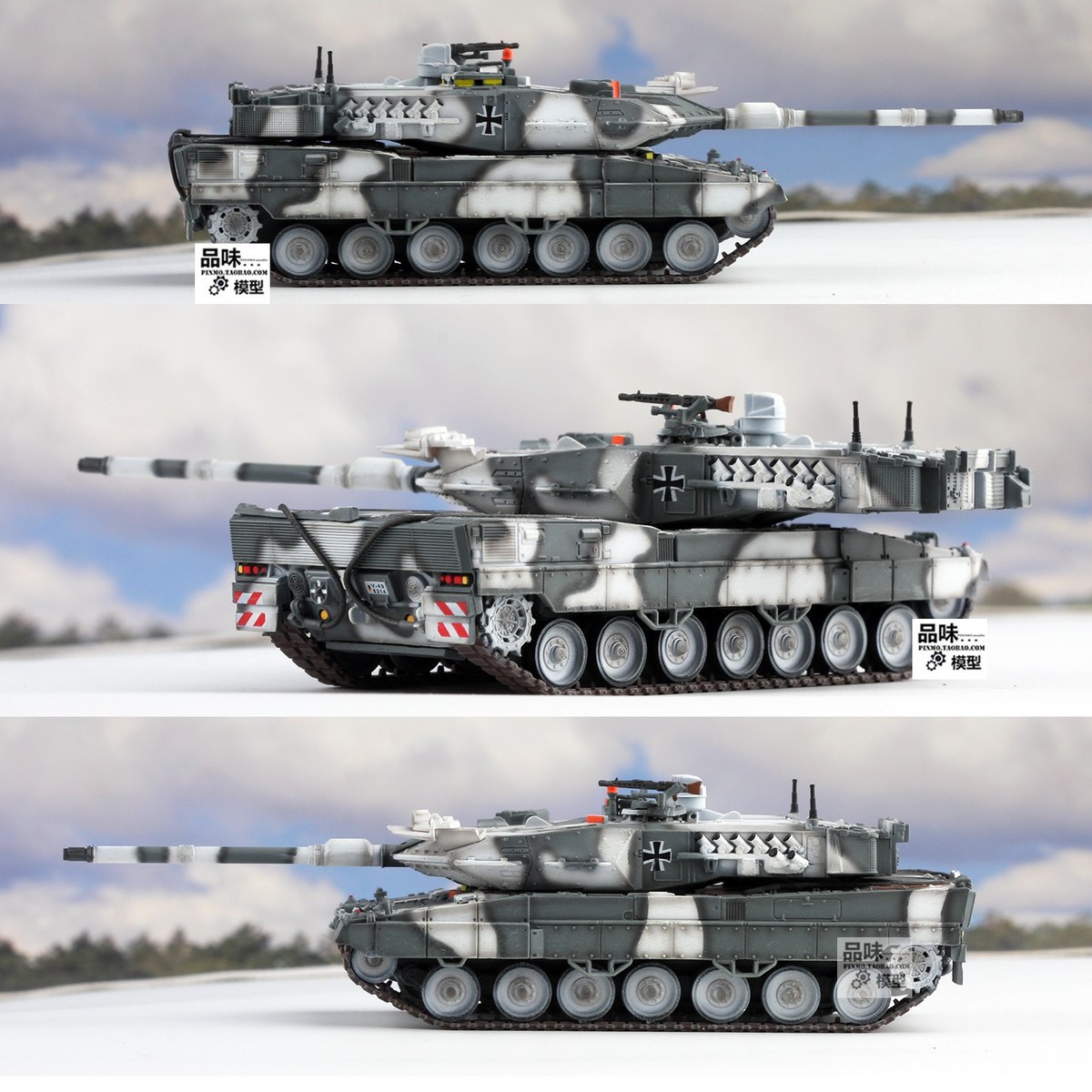 NEW PANZERKAMPF 1/72 Germany Leopard 2A7 Main Battle Tank Finished
