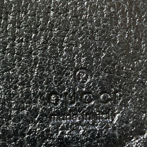 Portafoglio Gucci Autentico Firmato GG Nero Pieghevole GG - Foto 9 di 9