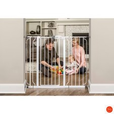 Regalo Extra Tall Wide Span Metal Walk Through Baby Gate