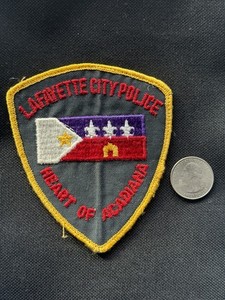 Lafayette City Police Louisiana Older Issue Uniform Patch - Gently Used