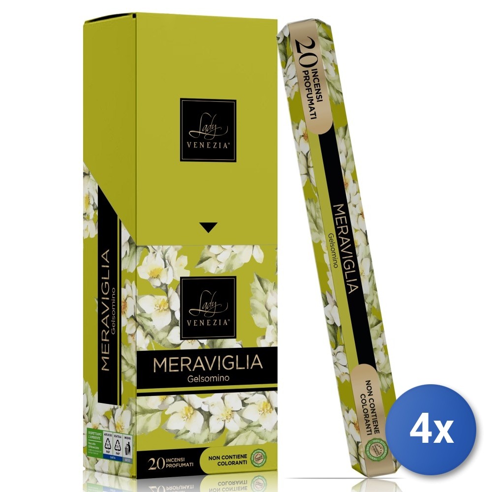 4X Liabel Sensational Incense 20 Pieces Wonder Ge Made In Italy